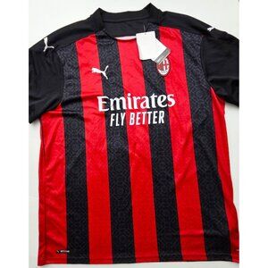 AC Milan 2020/21 Home Shirt XXL NWT Puma Ancelotti #10 Emirates Fly Better